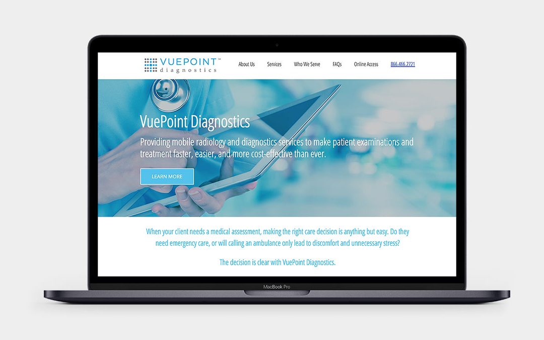 Vuepoint Diagnostics Website