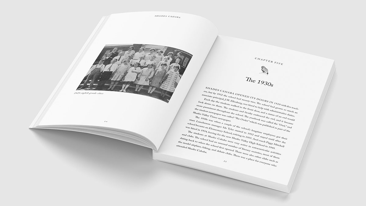 Shades Cahaba Book Inside Spread
